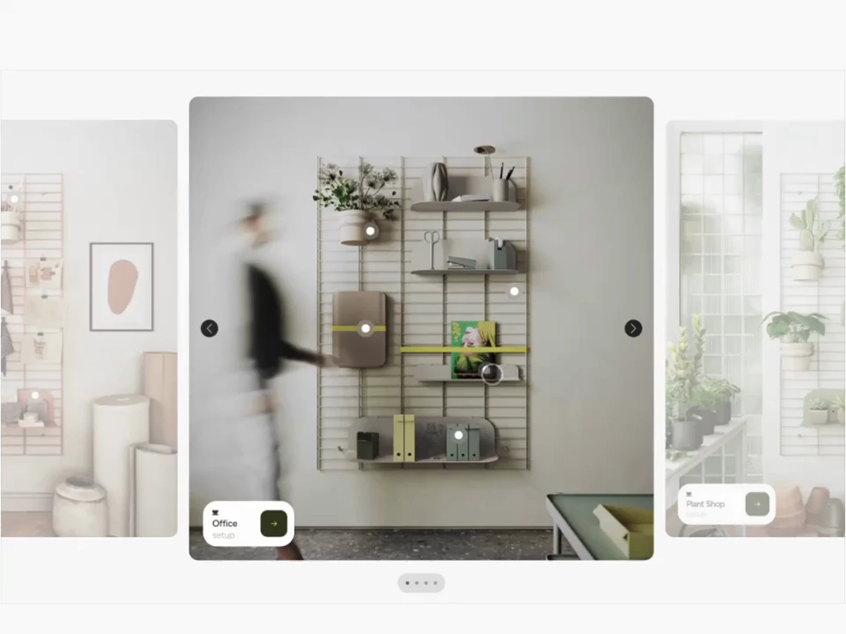 Interactive Shopping Slider