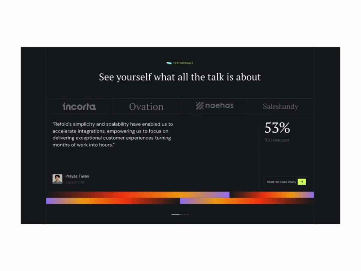 Testimonial Section
